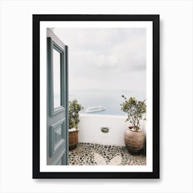 Aegean Sea View Art Print