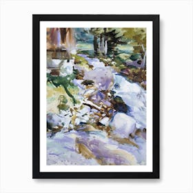 Rushing Brook, John Singer Sargent Art Print