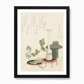 A Comparison Of Genroku Poems And Shells, Katsushika Hokusai 29 Art Print