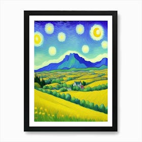 Beautiful Starry Night 1 Art Print