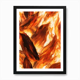 Flames Of Fire Art Print