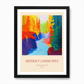 Colourful Abstract Oulanka National Park Finland 1 Poster Art Print