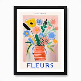 French Flower Poster Veronica Flower Art Print