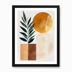 Abstract Plant Art Print