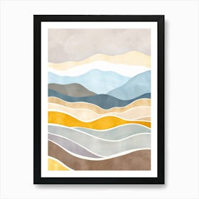 Abstract Landscape Painting Art Print