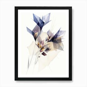 Abstract Flowers 13 Art Print