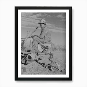 Farmer, Black Canyon Project, Canyon County, Idaho By Russell Lee Art Print