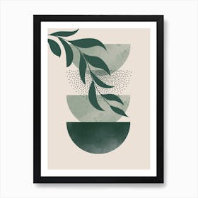 Botanical Abstract Art Art Print