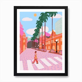 South America Travel Inspired Art Print