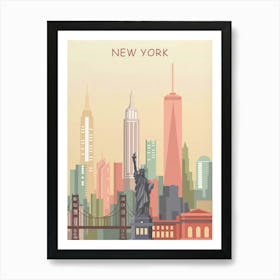 New York City Skyline Canvas Art Art Print