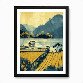 Rice Fields 1 Art Print