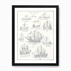 Sea Pictures, Drawn With Pen And Pencil (1882) Art Print