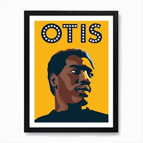 Otis Redding Yellow Art Print