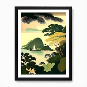 Ko Yao Yai Thailand Rousseau Inspired Tropical Destination Art Print