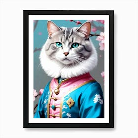 Chinese Cat 1 Art Print