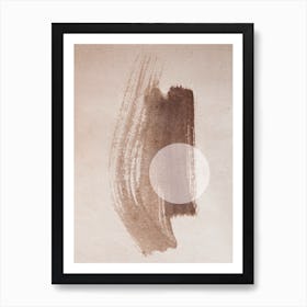 Abstract Aquarelle Coffee Time Art Print