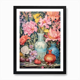 Flowers In Vases Art Print