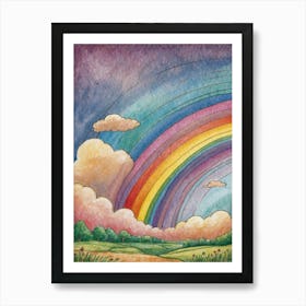 Rainbow In The Sky 3 Art Print