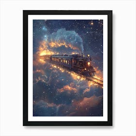 Train In The Sky 8 Art Print