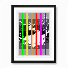 Rainbow Stripes 2 Art Print