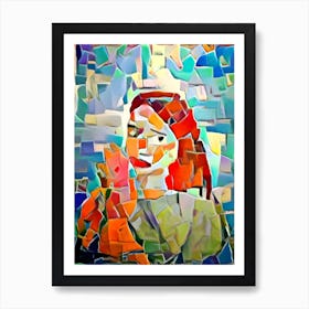 Mosaic Woman Art Print