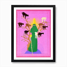 Holy Woman Herder Art Print