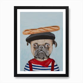 French Pug 2 Art Print