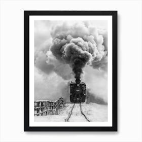 Old Train Art Print