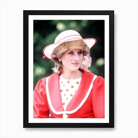 Diana, Princess Of Wales 1983 Art Print