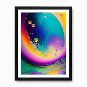 A Bubble Bath Water Waterscape Bright Abstract 1 Art Print