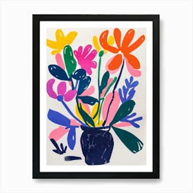 Flowers In A Vase 125 Art Print