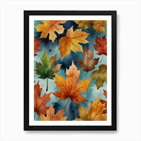 Autumn Leaves 6 Art Print