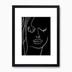 Abstract Face 1 Print Art Print