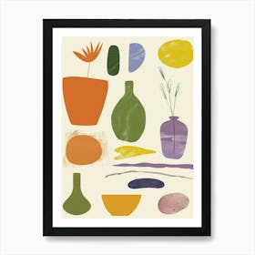 Abstract Objects Collection 4 Art Print