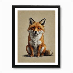 Fox!! Art Print