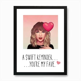 Taylor Swift Reminder Poster