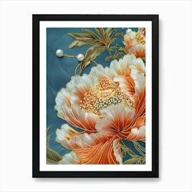 Peony Painting Art Print