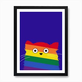 Cat Pride Art Print