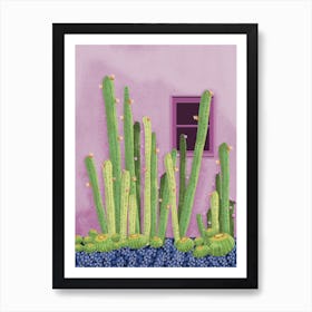 Cactus Garden Art Print