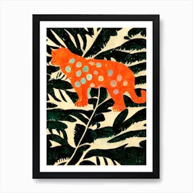 Tiger In The Jungle Art Print