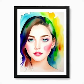 Portrait Of A Woman 4 Art Print