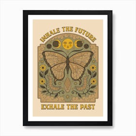 Inhale The Future Art Print