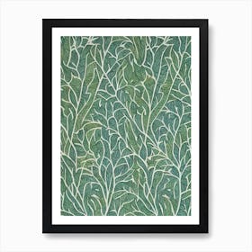 Jujube Leaves Vintage Botanical Fruit Art Print