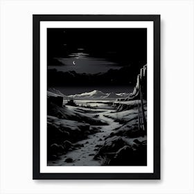 Night In The Desert Art Print