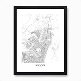 Bogota Art Print