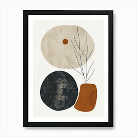 Tabuk Stone Park Bauhaus Minimalist Art Print