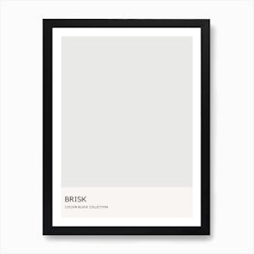 Brisk Colour Block Poster Art Print