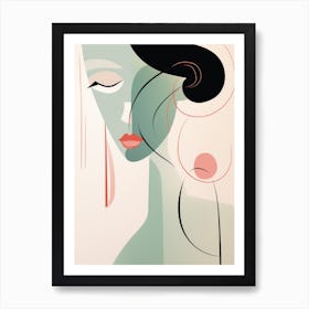 Woman'S Face 19 Art Print