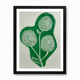 Chrysanthemums Art Print