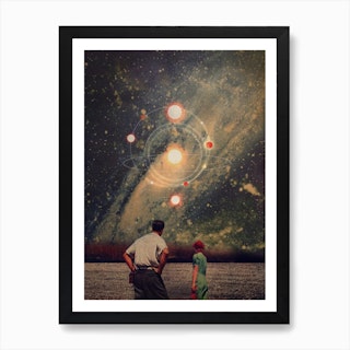 Light Explosions In Our Sky Art Print
